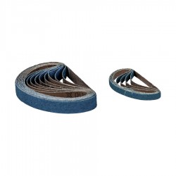 NASTRO ABRASIVO X LEVIG. ELETTRICA 457X13 MM. GR.80  PZ.10