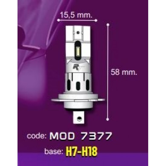 LAMPADE LED H7-H18 + T10 ROTAX-FAN KIT PLUG AND PLAY