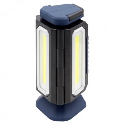 LAMPADA DA LAVORO LED RICARICABILE REGOLABILE C/MAGNETE 1500 LUMEN