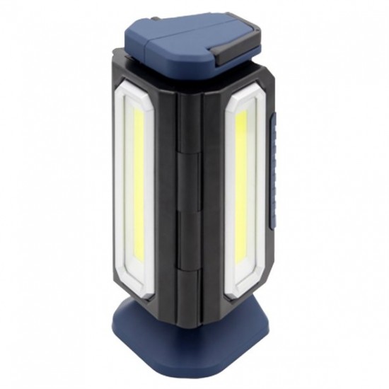 LAMPADA DA LAVORO LED RICARICABILE REGOLABILE C/MAGNETE 1500 LUMEN