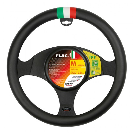 COPRIVOLANTE ITALIA SIMILPELLE NERO 37-39