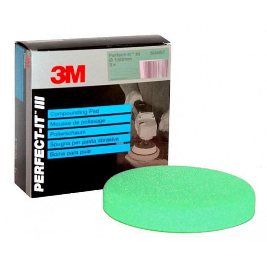 TAMPONE LUCIDATURA VERDE DURO MM.150