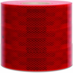 ADESIVO RIFLETTENTE ROSSO ROTOLO MT.50
