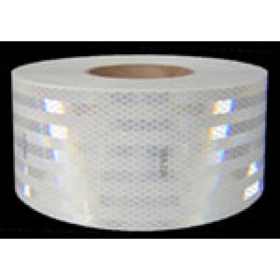 ADESIVO RIFLETTENTE BIANCO ROTOLO MT.50