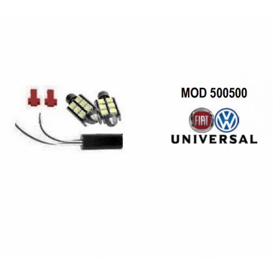 LAMPADE LUCE TARGA LED FIAT 500 KIT