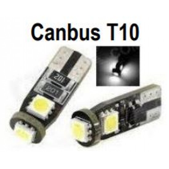 LAMPADE LED T10 CANBUS 3 SMD 12V COPPIA