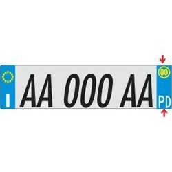 KIT TARGA AUTO PROVINCIA + ANNO