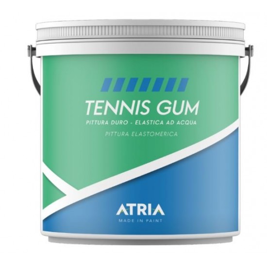 TENNIS GUM VERNICE DURO-ELASTICA BIANCA AD ACQUA LT.14