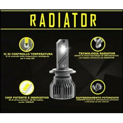 LAMPADE LED H7 RADIATOR RAFFRED.A LIQUIDO