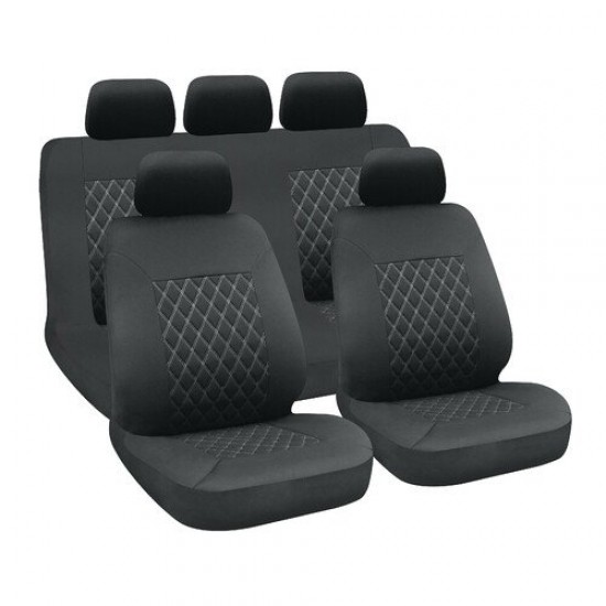 FODERE AUTO HIVE NERO/GRIGIO SERIE COMPLETA