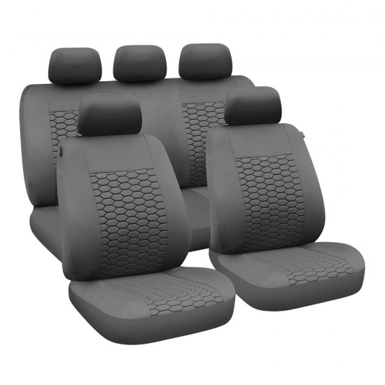FODERE AUTO COMET GRIGIO/ BLU SERIE COMPLETA ES.