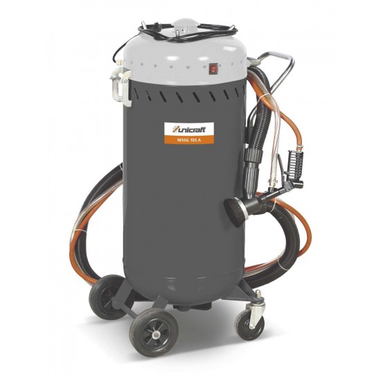 SABBIATRICE MOBILE 420-600 LT/MIN. BAR 5,5-7,9 1200W 106 LT. SABBIA MESH 60 A 120 GRANA MM 0,250 A 0,125