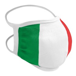 MASCHERINA FILTRANTE IN TESSUTO LAVABILE TRICOLORE