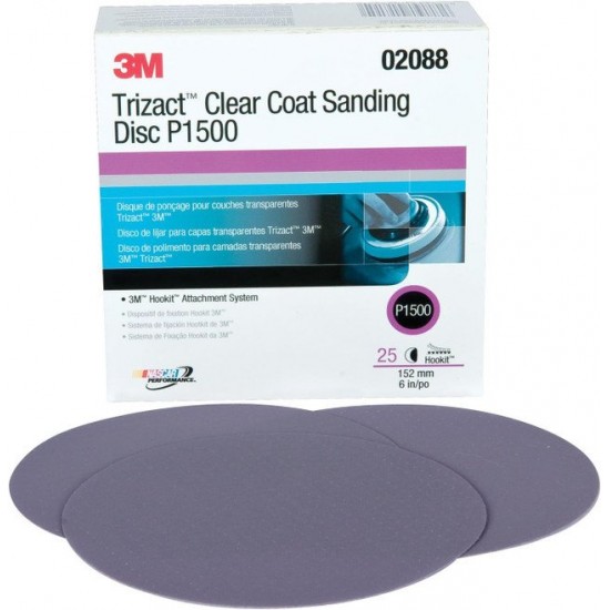 DISCO TRIZACT VIOLA 150MM GRANA 1500 X OPACIZZ.