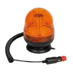 LAMPEGGIANTE LED ARANCIO 12-24V BASE MAGNETICA