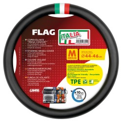 COPRIVOLANTE FLAG-IT SIMILPELLE NERO 44-46
