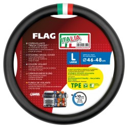 COPRIVOLANTE FLAG-IT SIMILPELLE NERO 46-48