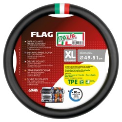 COPRIVOLANTE FLAG-IT SIMILPELLE NERO 49-51