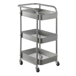 CARRELLO DI SERVIZIO 3 PIANI SU RUOTE