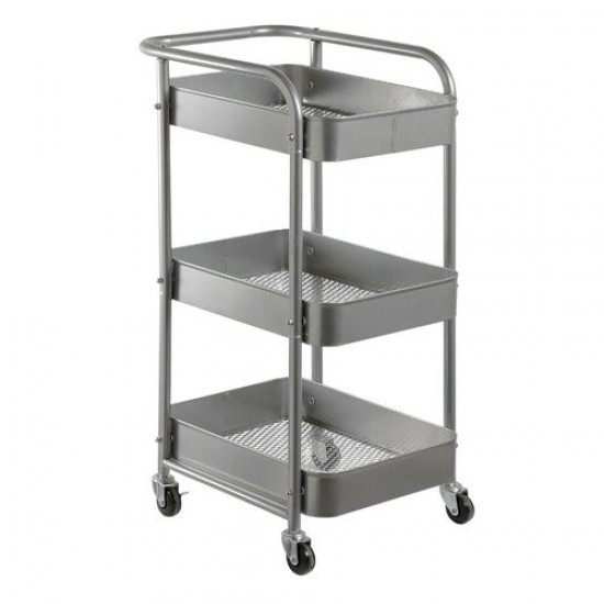 CARRELLO DI SERVIZIO 3 PIANI SU RUOTE