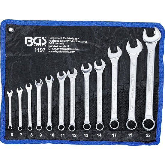 SET CHIAVI COMBINATE 6-22 MM. PZ.12
