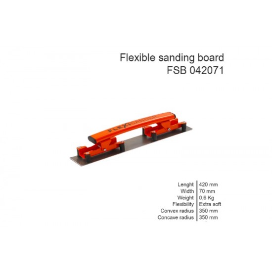 LIMA MANUALE FLESSIBILE 70 X 420 MM. C/VELCRO