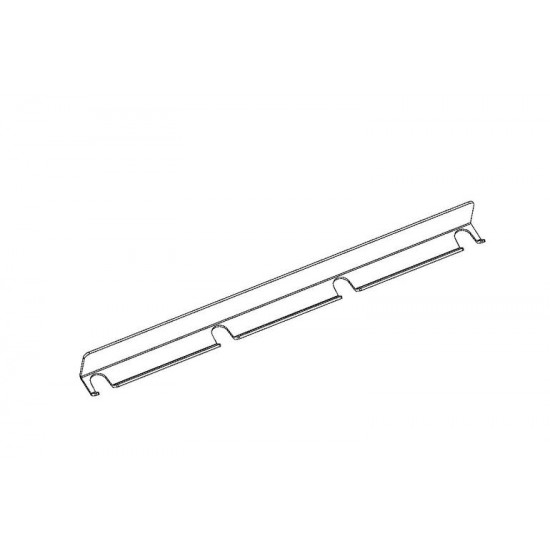 BARRA RIGIDA IN ALLUMINIO MM.420 PER LIMA FLESSIBILE FSB042071