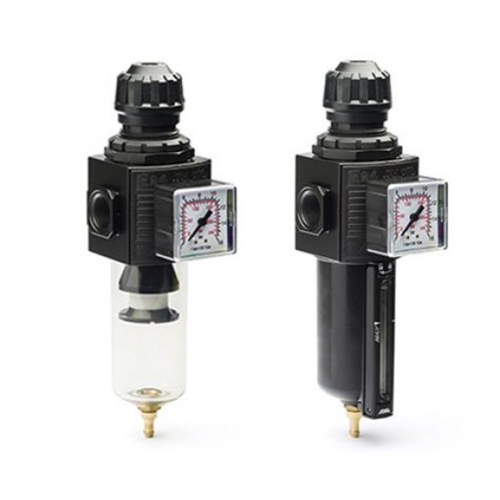 FILTRO REGOLATORE C/MANOMETRO 3/8F