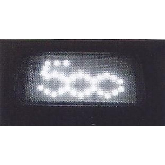 LED PLAFONIERA FIAT 500 BIANCO