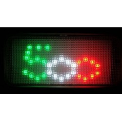 LED PLAFONIERA FIAT 500 TRICOLORE ITALY