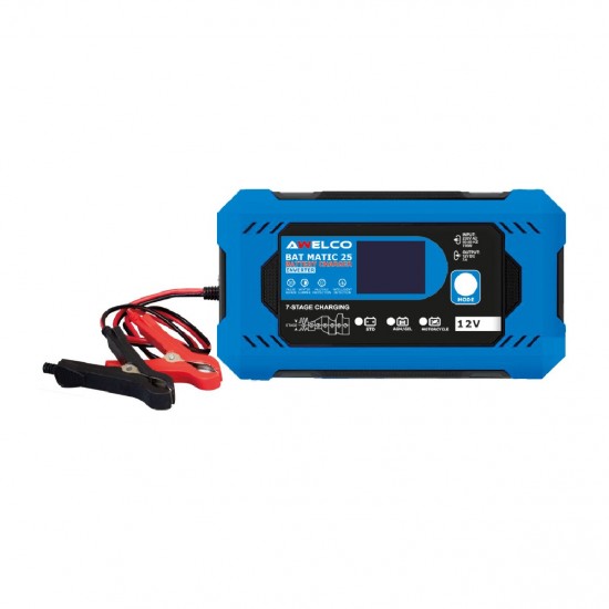 CARICABATTERIA ELETTRONICO 12V. 50-200 AH