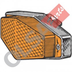 FANALE LAT. DX/SX C/CROMATO FIAT 690 / OM 50 FANALE LAT. DX/SX C/CROMATO FIAT 690 / OM 50