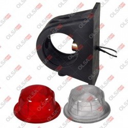 FANALE INGOMBRO GOMMA CORTO BIANCO/ROSSO FANALE INGOMBRO GOMMA CORTO BIANCO/ROSSO