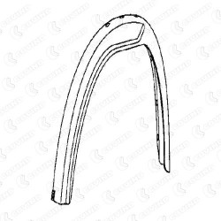 SOSTEGNO PARAFANGO DX IN PLAST. FIAT 300/IVECO 330