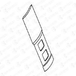 FIANCHETTO ANT. SX PORTA FANALINO 2 FORI IVECO 190 TURBO FIANCHETTO ANT. SX PORTA FANALINO 2 FORI IVECO 190 TURBO