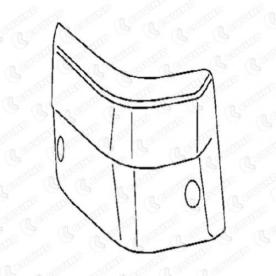 PARAURTI POST. SX MERCEDES 207, CV.207/87,