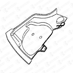 RIPARO SOTTOMOTORE DX IN PLASTICA DAILY RIPARO SOTTOMOTORE DX IN PLASTICA DAILY