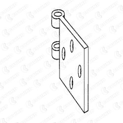 CERNIERA INF. SU MONTANTE DX/SX OM CERNIERA INF. SU MONTANTE DX/SX OM