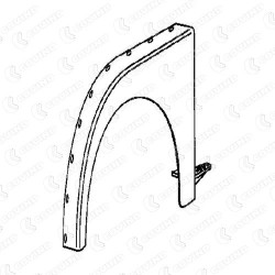 PARAFANGO ANT. SX TIPO STRETTO FIAT 619 693 (ES) PARAFANGO ANT. SX TIPO STRETTO FIAT 619 693 (ES)