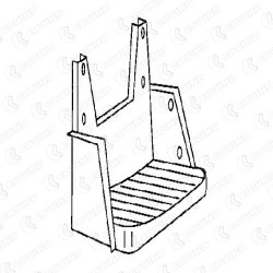 PEDANA SALITA SX FIAT 650N2 673N2 (ES) PEDANA SALITA SX FIAT 650N2 673N2 (ES)
