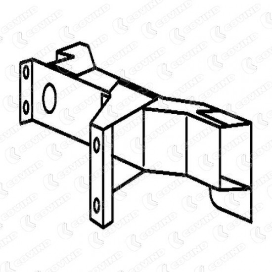 STAFFA SX PARAURTI TIPO CORTO FIAT 682
