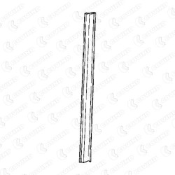 CORNICE LATERALE SX PARABREZZA FIAT 684 619 697 CORNICE LATERALE SX PARABREZZA FIAT 684 619 697