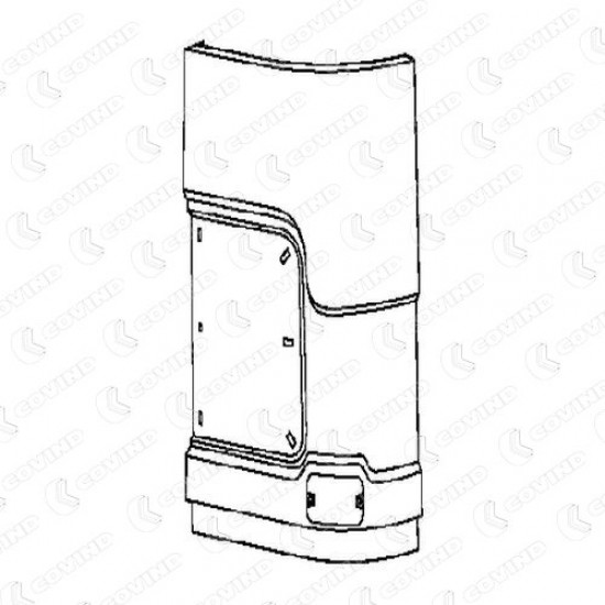 RIVESTIMENTO ANT. LAT. SX FIAT 684/300