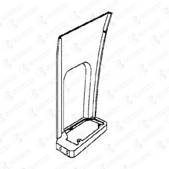 PEDANA DX COMPLETA ASSEMBLATA E VERNICIATA FIAT 684-697