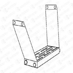 PEDANA SUPPLEMENTARE CON BASETTA FIAT 684-697 PEDANA SUPPLEMENTARE CON BASETTA FIAT 684-697