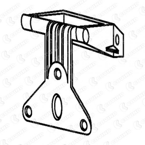 CERNIERA DX/SX SU GRIGLIA ANT. TECTOR