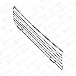 GRIGLIA RADIATORE 79.12 CABINA FISSA TURBOZETA GRIGLIA RADIATORE 79.12 CABINA FISSA TURBOZETA