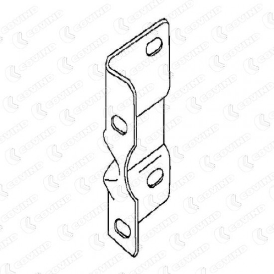 STAFFA DX PARAURTI IN PLASTICA TURBOZETA 79-109 STAFFA DX PARAURTI IN PLASTICA TURBOZETA 79-109