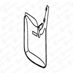 PARASPRUZZI POST. SX PER FURGONE DUCATO U.T. PARASPRUZZI POST. SX PER FURGONE DUCATO U.T.