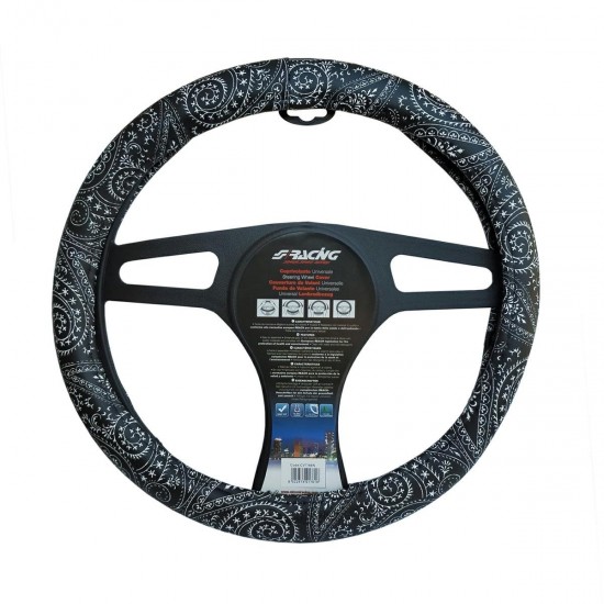 COPRIVOLANTE BLACK BANDANA ECOPELLE 37/39